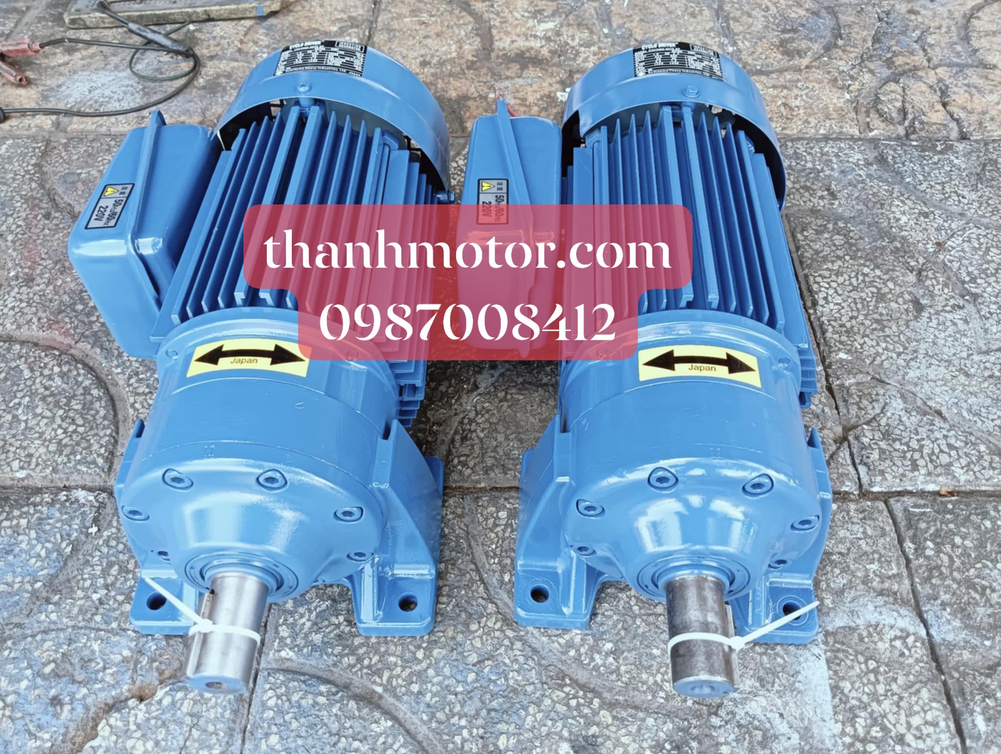 MOTOR GIẢM TỐC 1.5KW 2HP  SUMITOMO HÀNG CŨ CỦA NHẬT.