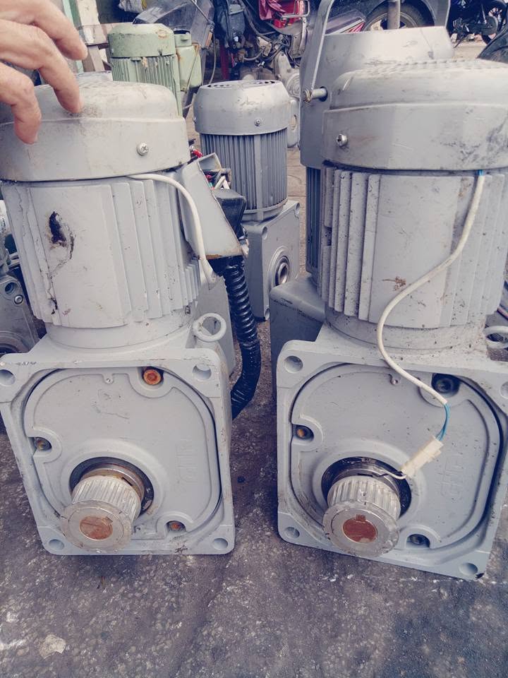 Motor giảm tốc cốt âm 1.5Kw 2hp...GTR...Japan...Hàng bãi của nhật...Hàng Nhật bãi.
