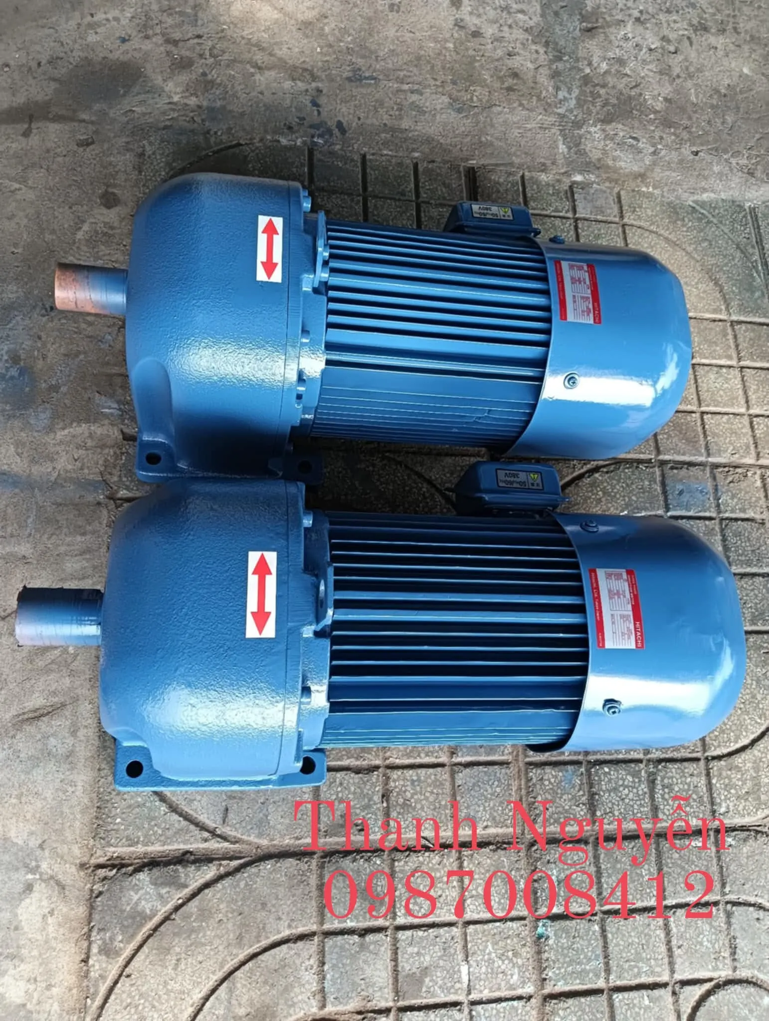 Motor giảm tốc 1.5KW 2HP...Mitsubishi...Japan...Hàng Nhật Cũ,Hàng Bãi Của Nhật.