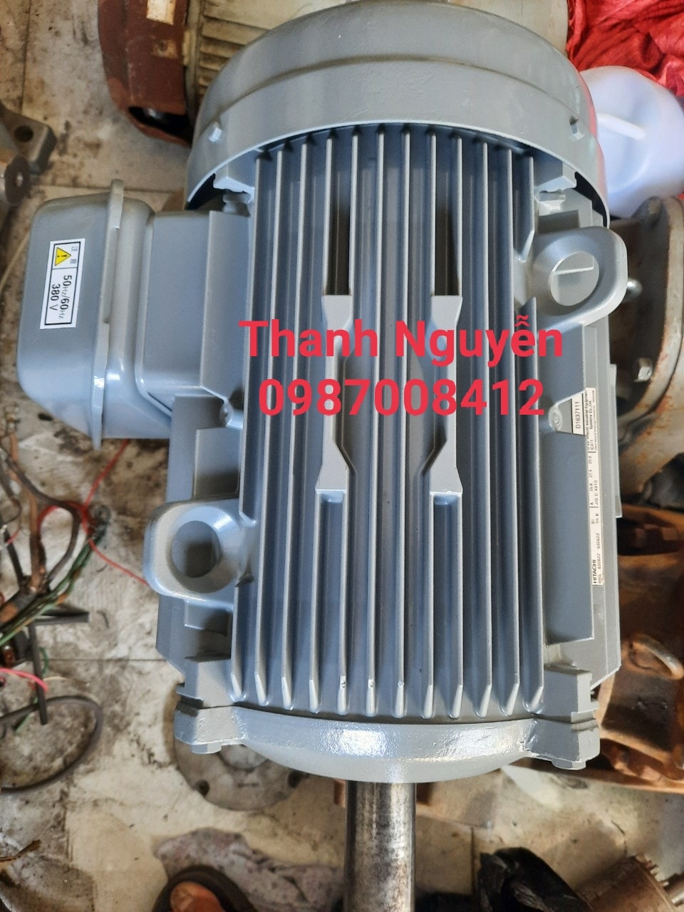 Motor chân đế 7.5KW 10HP...HITACHI...JAPAN...HÀNG BÃI CỦA NHẬT.