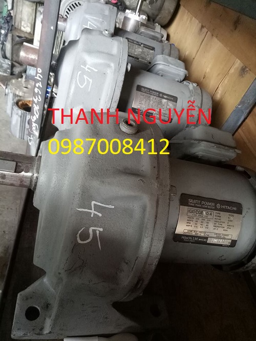 Motor giảm tốc 0.4KW 1/2HP...Mitsubishi...Japan...Hàng Nhật Cũ,Hàng Bãi Của Nhật.