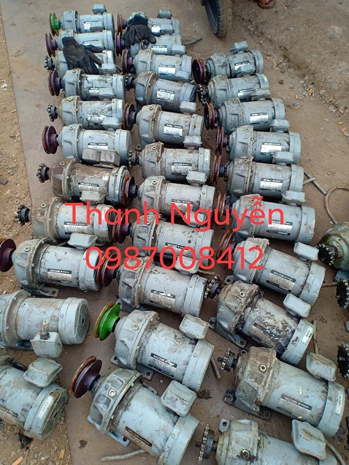 Motor giảm tốc 0.4KW 1/2HP...Mitsubishi...Japan...Hàng Nhật Cũ,Hàng Bãi Của Nhật.