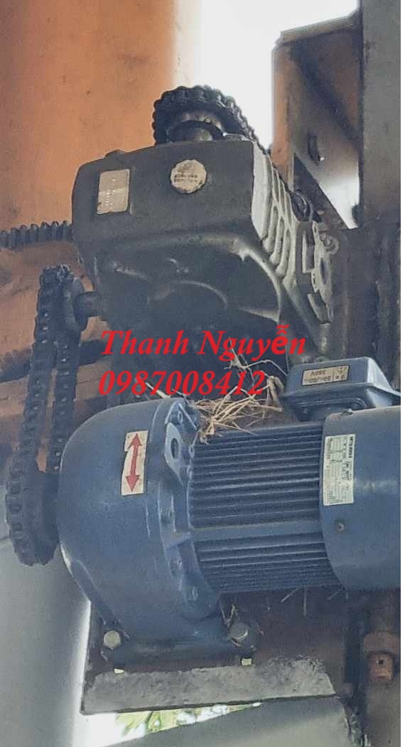Nguyên bộ hộp số size 80 kết hợp giảm tốc 0.75kw 1HP...Makishinko...Mitsubishi...Japan...Hàng bãi của Nhật.