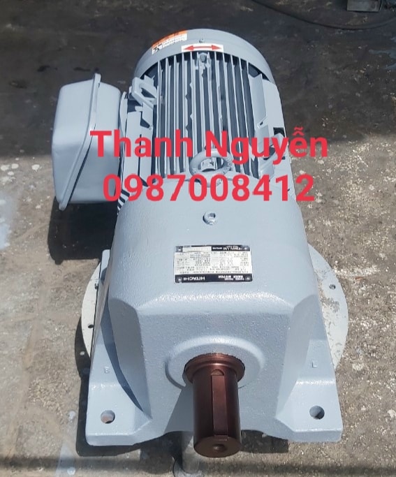 MOTOR GIẢM TỐC 2.2KW 3HP HITACHI HÀNG CŨ CỦA NHẬT...Tp.hcm.